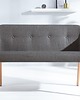 ławki Sofa Ławka ławeczka scandi Igloo szara 116cm 2