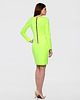sukienki mini damskie Sukienka neonowozielona YY100084_RAL6018 1