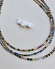 chokery Błękitna niteczka z obłędnym kianitem 4