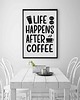 plakaty Plakat motywacyjny z napisem LIFE HAPPENS.. 1