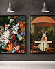 plakaty Zestaw plakatów - kwiaty vintage 4