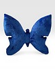 poduszki z grafiką Poduszka Dekoracyjna Motyl Głęboki Niebieski 4