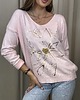 swetry damskie  Wiskozowy sweter Rosa Cipria 4