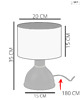 lampy stołowe Luksusowa Lampka Nocna Cristal 1