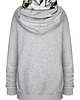 bluza z kapturem damska Dresowa damska bluza z dużym wzorzystym kapturem 1