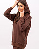 bluza z kapturem damska Bluza z kapturem  ,,SEHER" czekolada 1