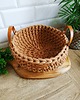 dekoracje świąteczne Świąteczny karmelowy kosz ze sznurka bawełnianego " Bowl Basket" 1