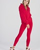 komplety damskie Komplet homewear bluza i legginsy czerwony 5