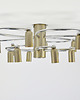 plafony Lampa Leola, lata 70 2