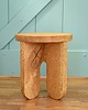 stołki Stołek drewniany - taboret dębowy WoodWasp 3