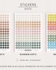 kalendarze i plannery Naklejki do planerów, kalendarzy BASIC DOTS 1