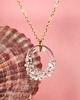 wisiory Szklany owalny wisiorek "Crystal II" 5