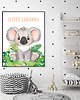 obrazy i plakaty do pokoju dziecięcego PLAKAT  ZWIERZĄTKA koala dla dziewczynki 1