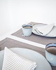obrusy i serwetki Serwetka Lniana Heavy Linen Gray Stripes 5