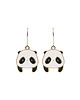 kolczyki pozłacane Super kolczyki Golden Panda :) 2