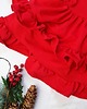 sukienki dla dziewczynki Sukienka Dresowa  Merry Red 2