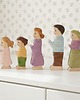 klocki i zabawki drewniane Zestaw 6 drewnianych figurek członków rodziny 1