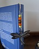 zakładki do książek Metalowa zakładka do książki z ważką (w pudełku) 1
