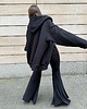 bluza z kapturem damska Bluza Restful czarna z kapturem na zamek 4