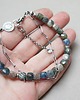 bransoletki wire wrapping Denim jeans vol. 5 - bransoletka 4