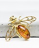 broszki Broszka pszczoła z bursztynem bałtyckim srebro 925 Broszka bursztynowa 3