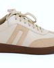 sneakersy damskie Sneakersy skórzane -  ecru  (7194) 2