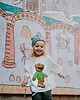 t-shirty dla chłopców T-shirt oversize Bart Teddy cream 5