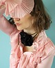 chokery Czarny jedwabny choker 2