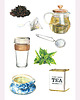 grafiki i ilustracje Kawa i Herbata - zestaw 2 grafik 4