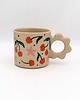 kubki Ceramiczny kubek w wisienki 1