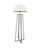 lampy podłogowe Lampa podłogowa z cylindrycznym abażurem MOSS GOLD 5