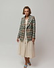 marynarki damskie Wełniana marynarka w kratę, LIGHT VINTAGE GREEN 9