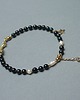bransoletki z kamieni naturalnych Pearls /navy blue / perły naturalne vol. 1 1
