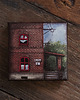 obrazy Obrazek - śląska kamieniczka - 10x10cm - oryginał na płótnie 5