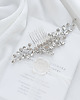 Ślubne ozdoby do włosów Kryształowy grzebień ślubny - silver sparkle 1