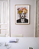 plakaty Plakat z FRIDĄ, Frida Kahlo i kwiaty 1