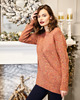 swetry damskie  Kolorowy sweter oversize 2