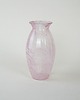 wazony Wazon szklany różowy, włoski design, lata 80, produkcja: Włochy 2