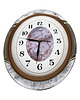zegary Ładny zegar ścienny Hollywood Regency Citizen, Made in Japan, lata 80. 6