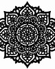 dekoracje - na ścianę AŻUROWA DEKORACJA ŚCIENNA 3D, MANDALA, YOGA, PIĘKNY, DEKORACYJNY PANEL 1