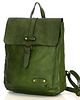 torby na ramię Miejski plecak damski skórzany handmade  - zielony 4