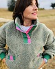 bluza bez kaptura damska Bluza z futerka z kolorową plisą 7