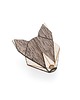 broszki Elegancka drewniana broszka Wolf Brooch 3