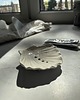 mydelniczki Ceramiczna Mydelniczka z Odpływem Muszelka Muszla Freckled White 3
