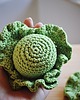 zabawki - inne Warzywa szydełkowe - sałata na szydełku, eko 4