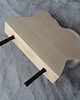 półki Półka opalana drewniana wisząca na ścianę z żywą krawędzią 40mm 5