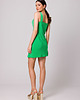 sukienki mini damskie Sukienka mini na ramiączkach-soczysty zielony(K-159) 1