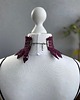 chokery Purpurowy koronkowy vintage naszyjnik 5