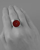 pierścionki srebrne Pierścionek Z koralem  1