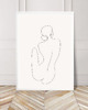 plakaty PLAKAT Nude ciało kobiety, naga kobieta, akt 3